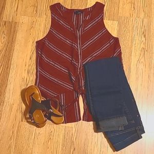 Sanctuary button down tank